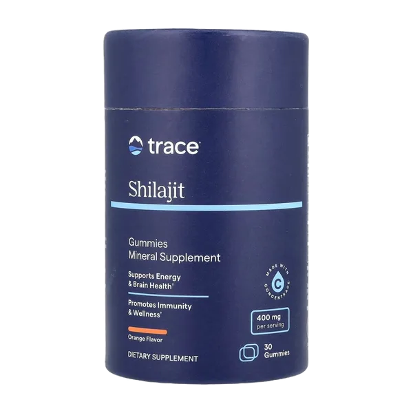 Trace Mineral Shilajit Orange Gummies 400mg 30'S #Shgm01