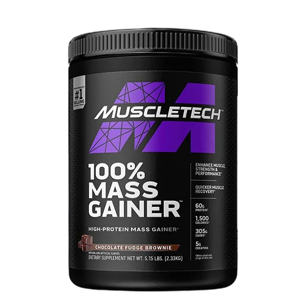 Muscle Tech Nitrotech Pro Series Mass Gainer Choc Fudge Brownie (5.15lbs) 2.33kg