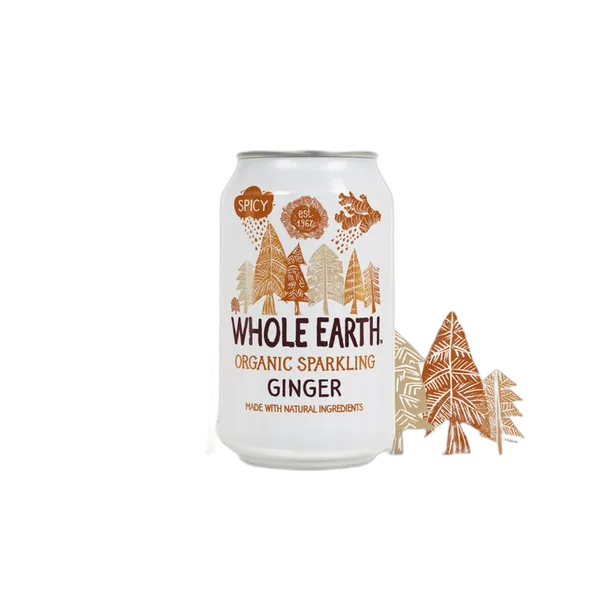 Whole Earth Org Spark Ginger Drink 330ml