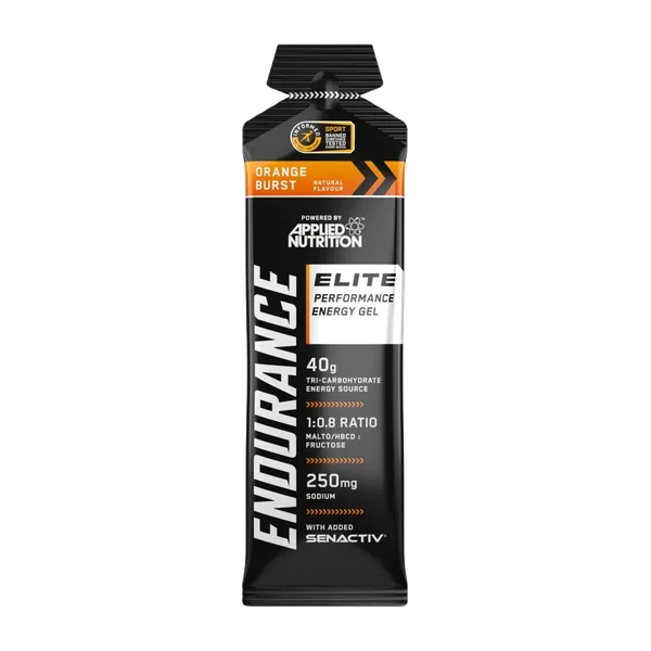 Applied Nutrition Endur. Elite Perf. Orange Burst Energy Gel 60g #Geleliteenob