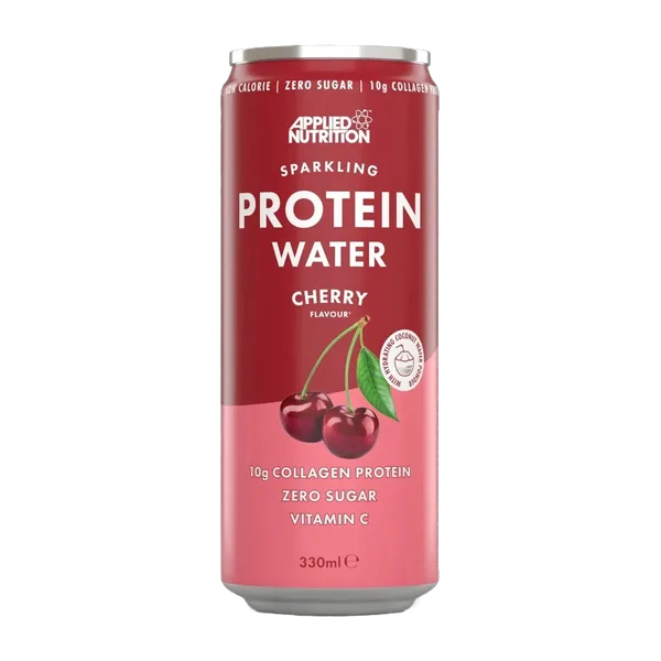 Applied Nutrition Sparkling Cherry Prot. Water Can 330ml #Canpw12c