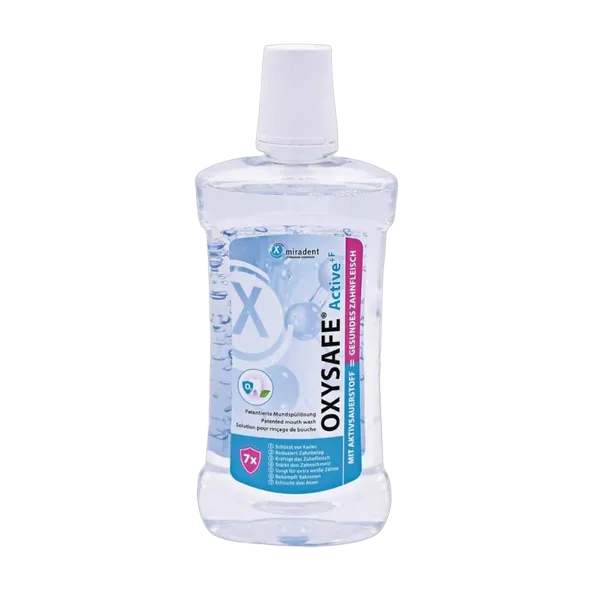 Miradent Oxysafe Active +F Mouthwash 500ml