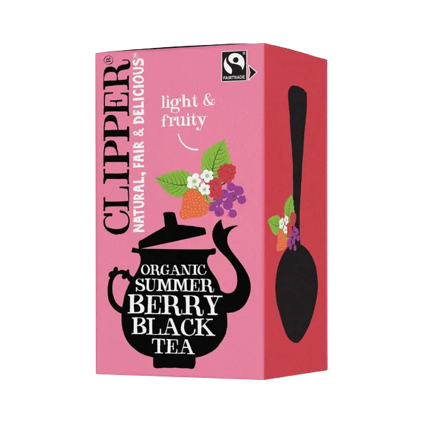 Clipper Org Summer Berry Black Tea 20's 40g