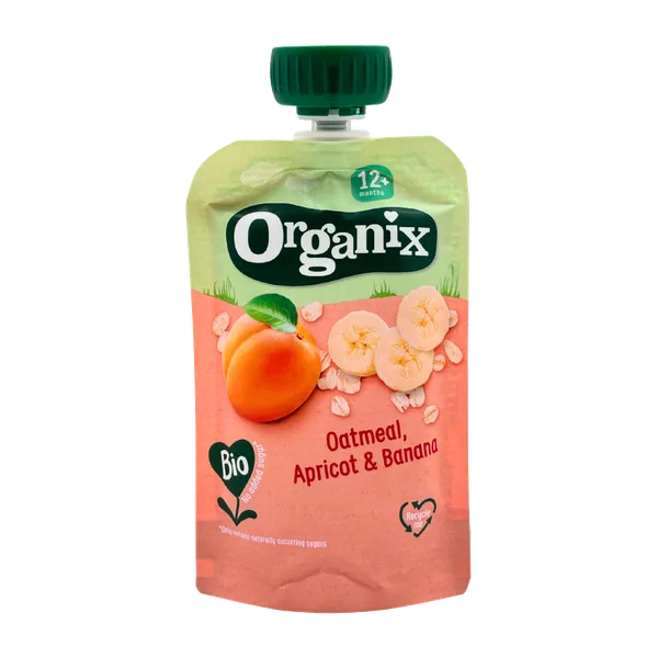 Organix Oatmeal, Apricot & Banana Pouch 100 G