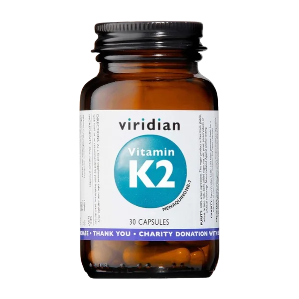 Viridian Vitamin K2 Veg Capsules 30'S