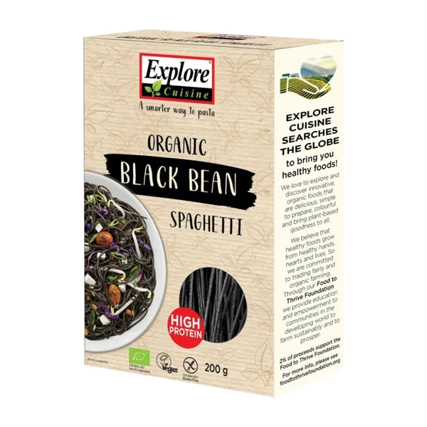 Explore Cuisine Gluten-Free Organic Black Bean Spaghetti 200 G