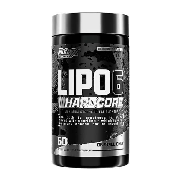 Nutrex Lipo 6 Hardcore Maximum Fat Burner 60'S