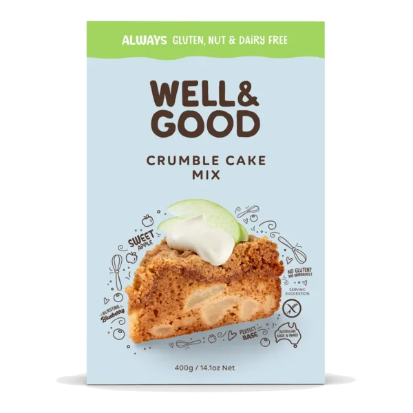 Well&Good Gluten-Free Crumble Cake Mix 400 G