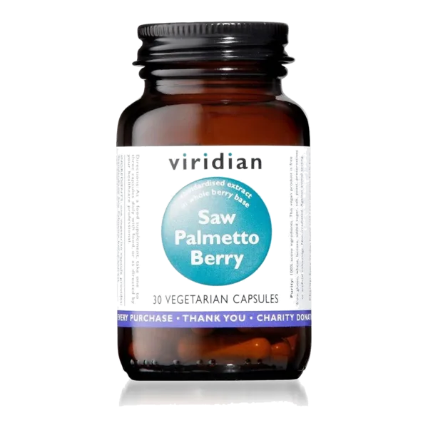 Viridian Saw Palmetto Extract 150 Mg Veg Capsules 30'S
