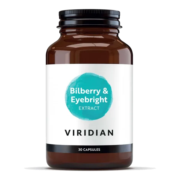 Viridian Bilberry & Eyebright Veg Capsules 30'S