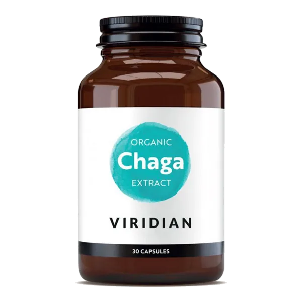 Viridian Chaga Extract 400 Mg Veg Capsules 30'S