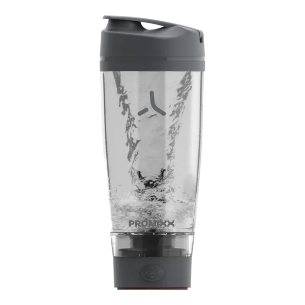Promixx Pro Cool Gray Electric Shaker Bottle 600 Ml