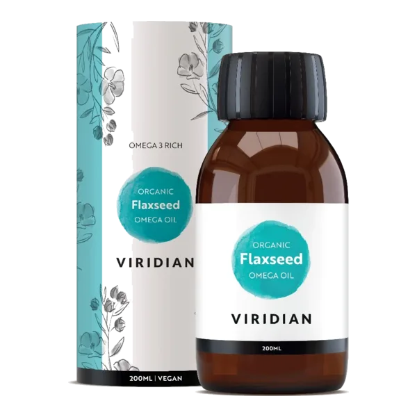 Viridian Organic Flaxseed Omega Oil 200 Ml