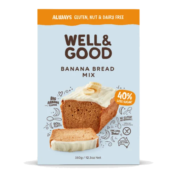 Well&Good Gluten-Free Banana Bread Mix 350 G