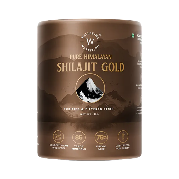 Wellbeing Nutrition Pure Himalayan Shilajit Gold 20 G