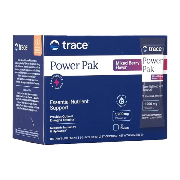 Trace Minerals Electrolyte Stamina Power Pak Mixed Berry (30pkts) 183 G