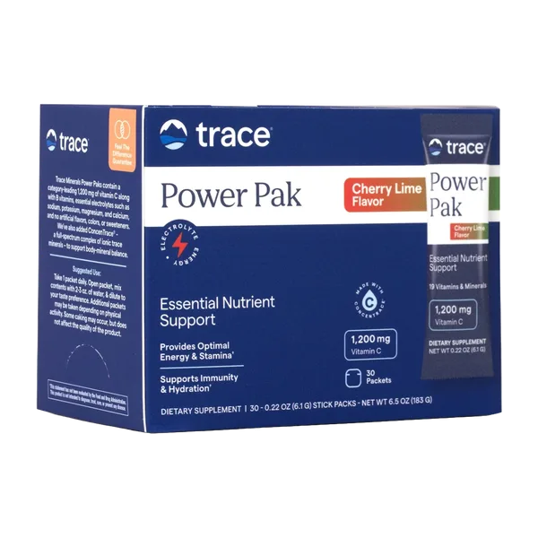 Trace Minerals Electrolyte Stamina Power Pak Cherry Lime (30pkts) 183 G