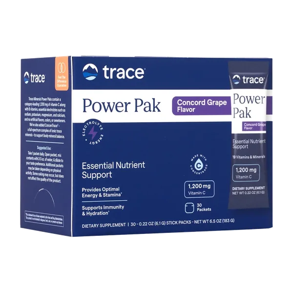 Trace Minerals Electrolyte Stamina Power Pak Concord Grape (30pkts) 183 G