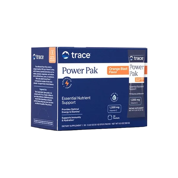 Trace Minerals Electrolyte Power Pak Orange Blast (30pkts) 183 G