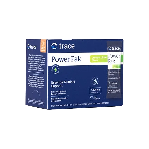 Trace Minerals Electrolyte Power Pak Lemon Lime (30pkts) 183 G
