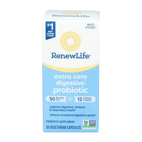 Renew Life Extra Care Digestive Probiotic 50 Billion 30caps