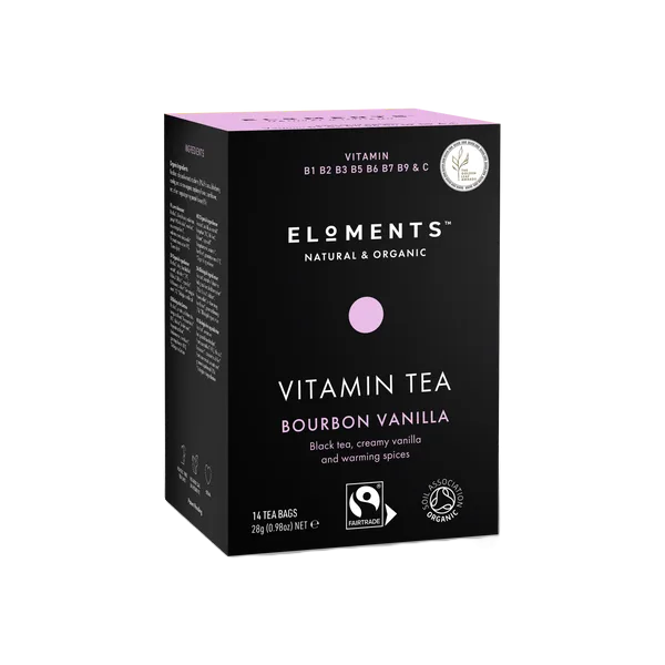 Eloments Natural & Organic Vitamin Tea Bourbon Vanilla 14's 28 G