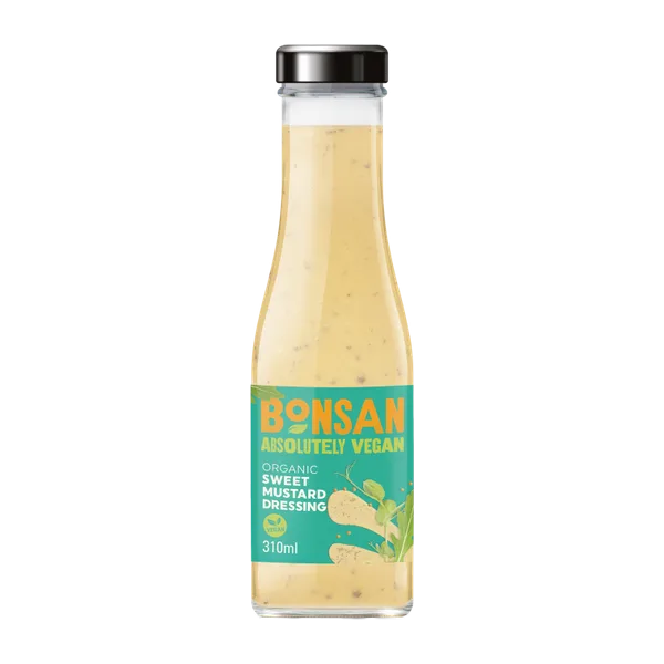 Bonsan Organic Sweet Mustard Dressing Vegan 310 Ml