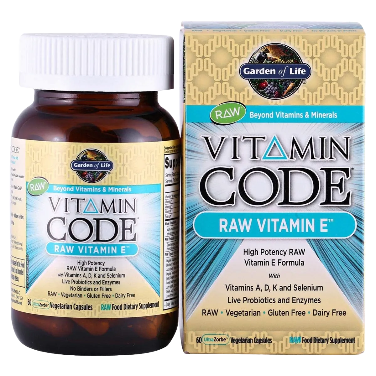 Garden Of Life Vitamin Code Raw Vitamin E 60's