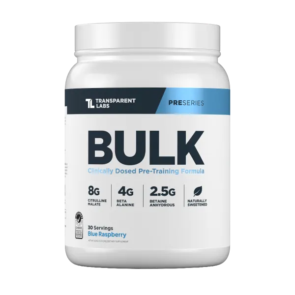 T/Labs Bulk Pre-Workout Blue R/Berry 30svs/624g #Tpl001102