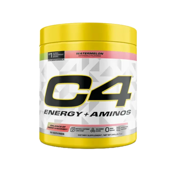 Cellucor C4 Energy + Aminos Watermelon Flavor 8.7oz/30svs/246g #Cel185641