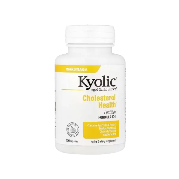 Kyolic Cholesterol Health Lecithin Formula 104 Caps 100's #10441