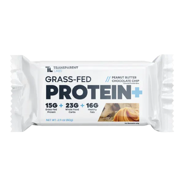 T/Labs Grass-Fed P/Nut Butter Choc Chip Prot+ Bar 60g #Tpl065101