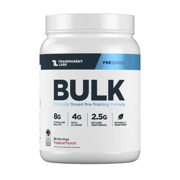 T/Labs Bulk Pre-Workout Tropical Punch 30svs/642g #Tpl001108