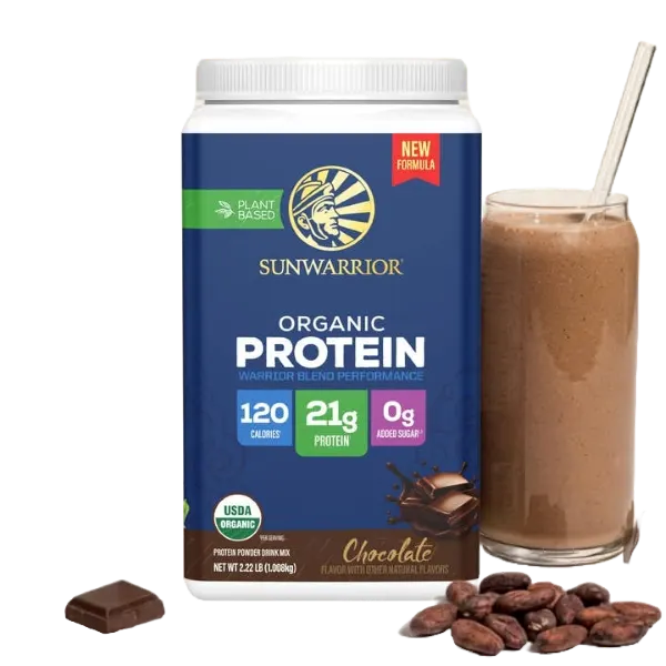 Sunwarrior Blend Org Choc Prot. Pwdr 1.008kg #164011011
