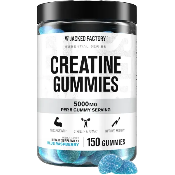 Jacked Factory Creatine Monohydrate Blue R/Berry Gummies 150's #Jf-351