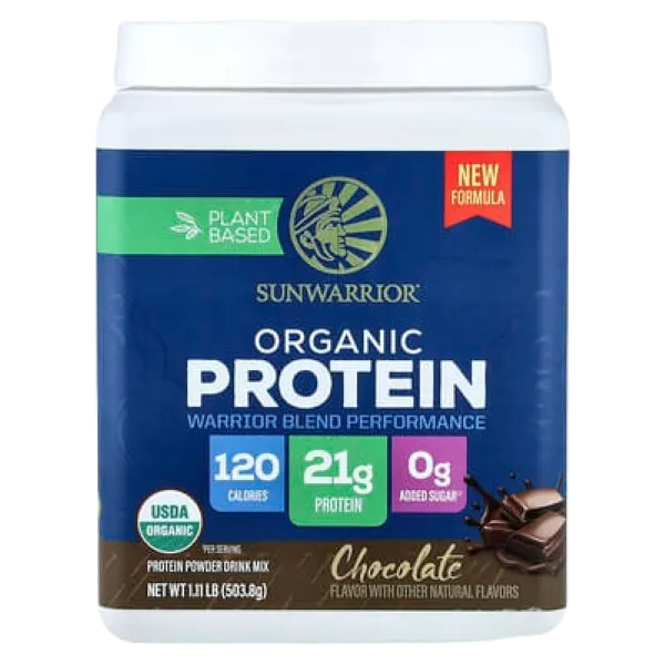 Sunwarrior Blend Org Choc Prot. Pwdr 503.8g #164015011