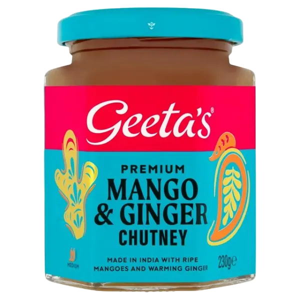 Geeta's Premium Mango & Ginger Chutney 230g #436665