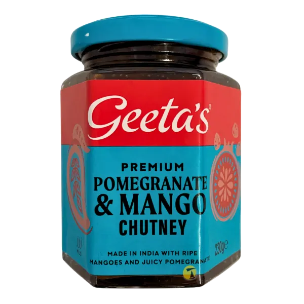 Geeta's Premium Pomegranate & Mango Chutney 230g #436680