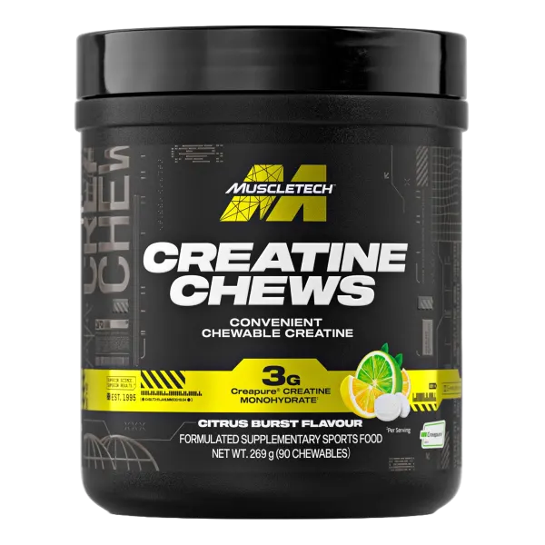 Mtech Creatine Citrus Burst Chewable Tabs 90's #Sku0002498