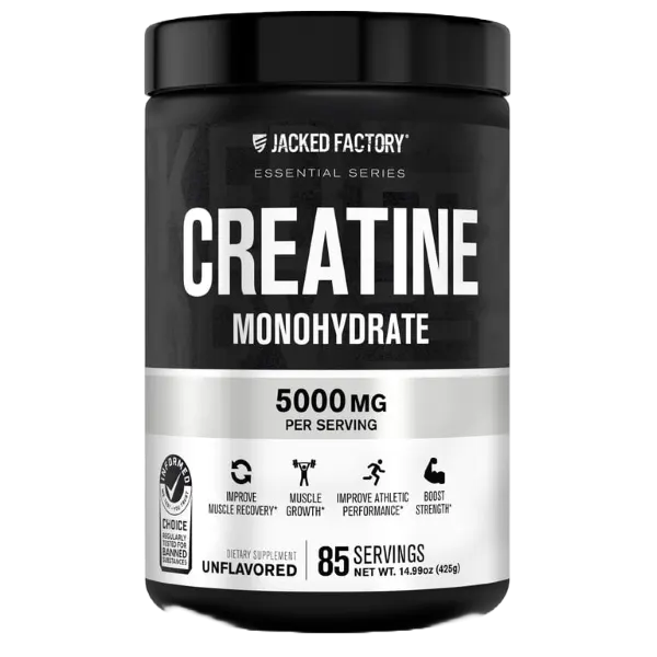 Jacked Factory Creatine Monohydrate Unflavored Pwdr 85svs/425g #Jfw015101