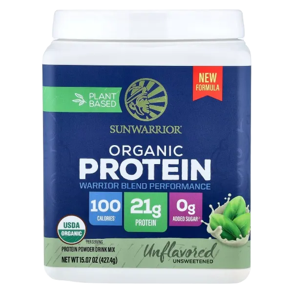 Sunwarrior Blend Org Unflavored Prot. Pwdr 427.4g #164025011