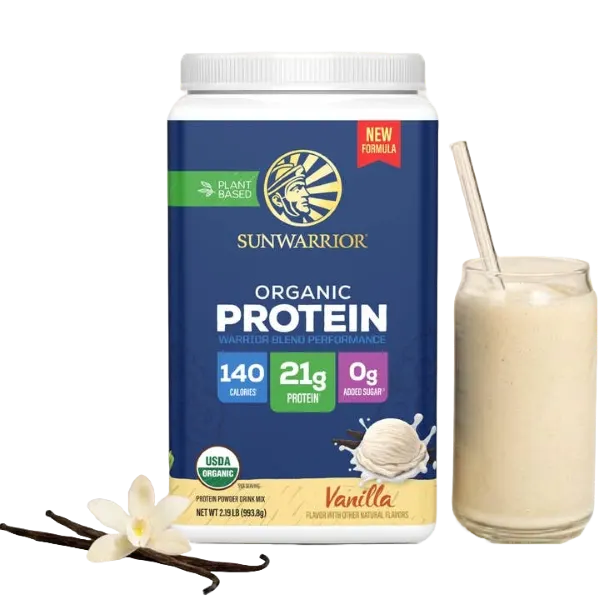 Sunwarrior Blend Org Vanilla Prot. Pwdr 993.8g #164031011