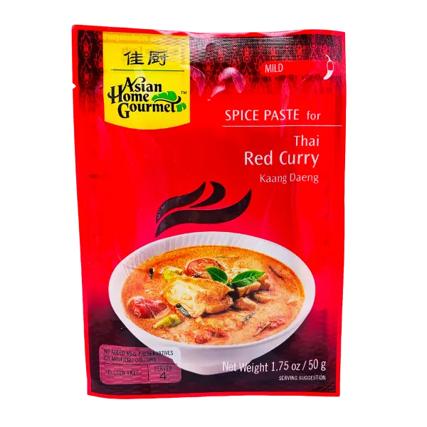Ahg Gf Thai Red Curry S/Paste 50g #428626