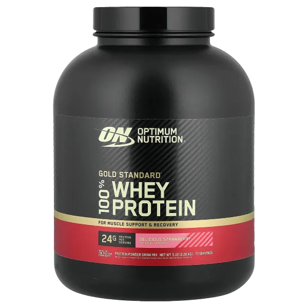 Optimum Nutrition Gold Standard 100% Whey- Delicious Strawberry (5lbs) 2.27kg
