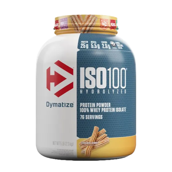 Dymatize Iso 100% Whey Prot. Isolate Cinnamon Churro Pwdr 2.3kg #60115