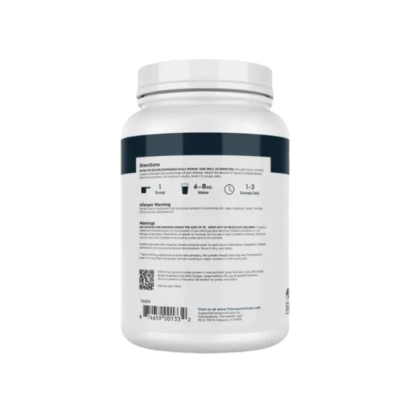 T/Labs 100% Grass-Fed Whey Prot. Isolate Milk Choc Pwdr 25svs/872.5g #Tlw005601