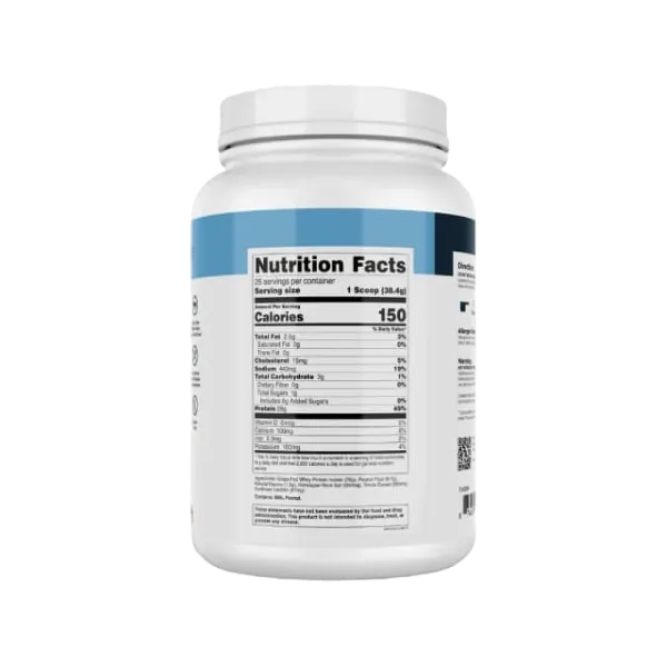 T/Labs 100% Grass-Fed Whey Prot. Isolate Vanilla P/Nut Butter Pwdr 25svs/960g #Tlw005612