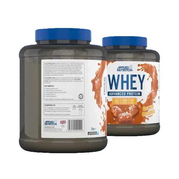 Applied Nutrition Critical Whey Prot. S/Caramel Pwdr 67svs/2kg #Cw2sc