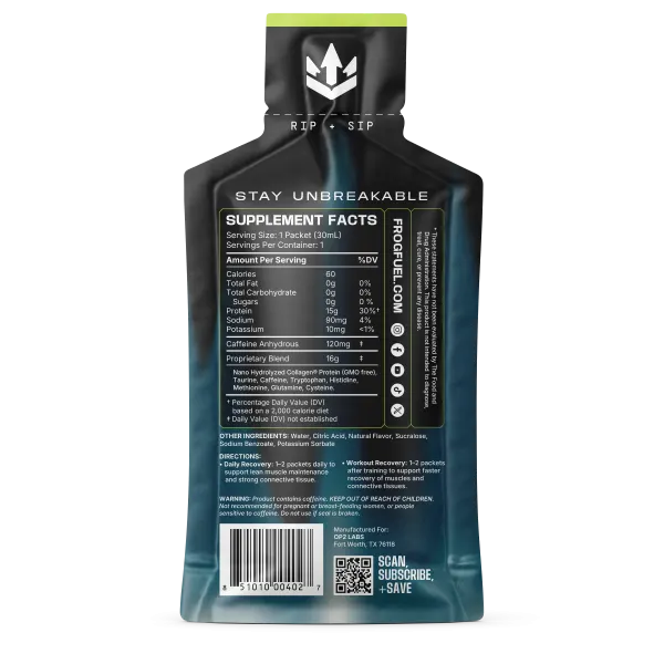 Frog Fuel Gf Energized Power Protein Liq Shot Berry Flavor 30ml