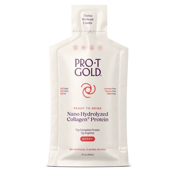Prot Gold Sf Hydrolyzed Liq Collagen Protein Berry Flavor 30ml